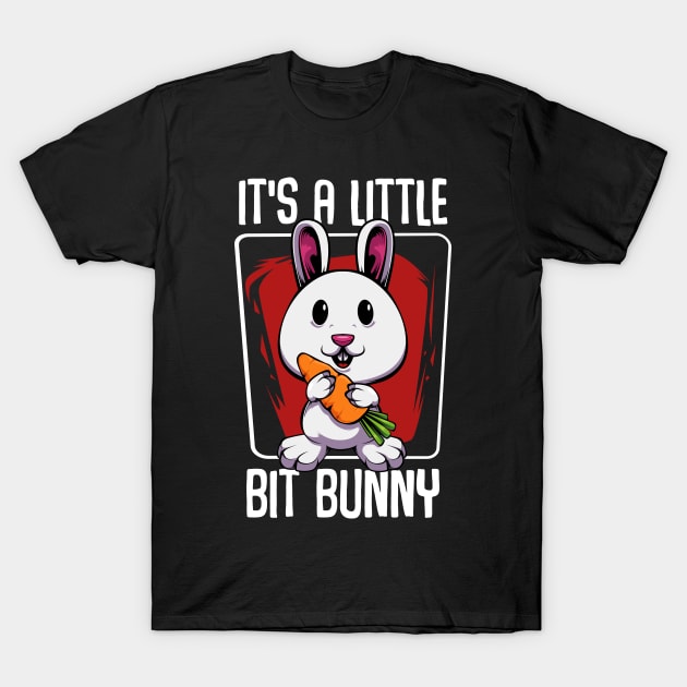 Carrots - It's A Little Bit Bunny - Carrot Cute Rabbit T-Shirt by Lumio Gifts